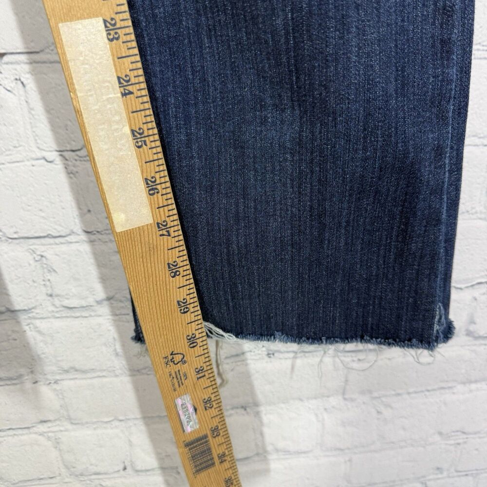 Ariat Real Denim Jeans 26 R Blue Western Cowgirl Low Rise Straight Waistband - Picture 8 of 15
